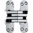 thumbnail image 1 of SOSS 21826 1-1/8" x 4-5/8" Heavy Duty Invisible Hinge for 1-3/4" Doors Bright Chrome Finish, 1 of 2