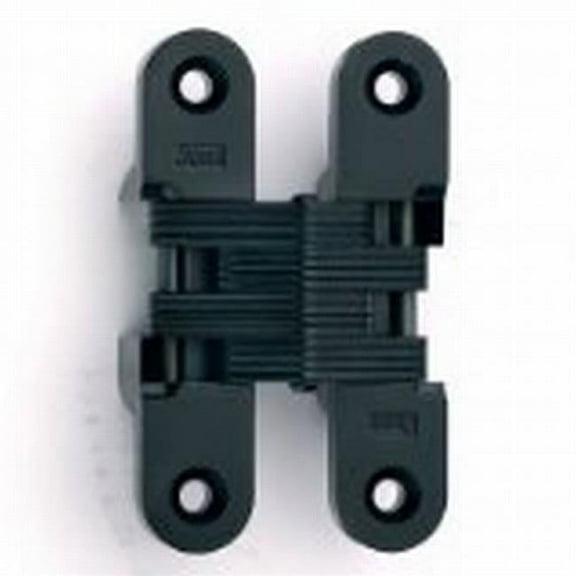 SOSS 220US19 1-3/8" x 5-1/2" Heavy Duty Invisible Hinge for 2" Doors Black Finish