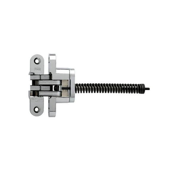 Soss 216Ic 1.375" Invisible Spring Closer Hinge For Doors - Chrome