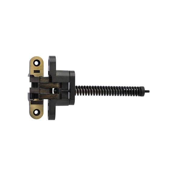 Soss 216ICUS5 1.375" Invisible Spring Closer Hinge For Doors - Brass