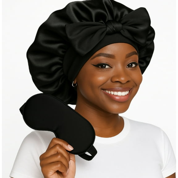 Sosun Beauty Fashion Bonnet With Matching Sleep Mask