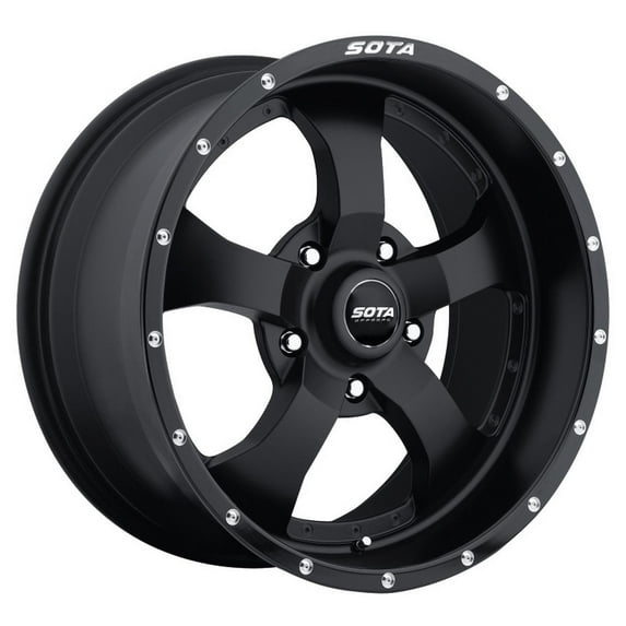 SOTA NOVAKANE 5 17x9 5x5 -12mm Stealth Black (Satin Black)