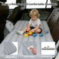 thumbnail image 1 of SOTOS Inflatable Car Bed for Backseat – Universal Fit SUV/Sedan, Flocked Top with Pillow, Electric Pump Included, Compact for Camping, 1 of 7