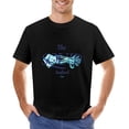 thumbnail image 1 of SOUID Men’s T-Shirt 100% Cotton Casual Short Sleeve Tops Gift Tee Black XS, 1 of 2