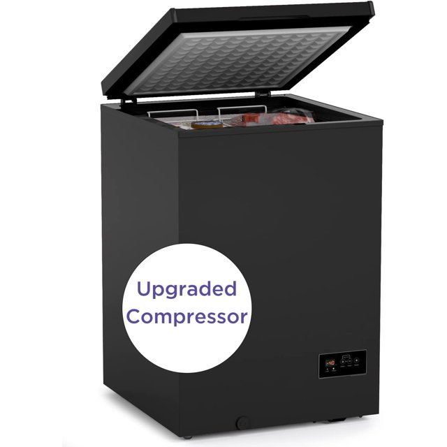 SOUKOO Chest Freezer Superlow temperature Freezers 14℉ to 40℉ (Black