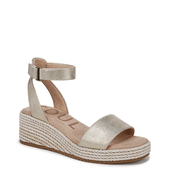 SOUL Naturalizer Womens Gloria Espadrille Wedge Sandal - Medium & Wide Width