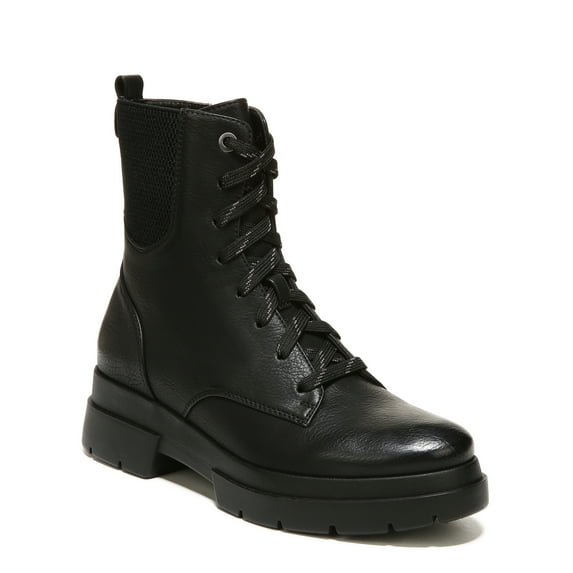 SOUL Naturalizer Womens Ozzy Water Repellant Lace Up Combat Boots - Medium & Wide Width