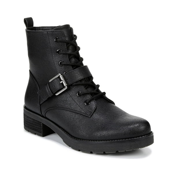 SOUL Naturalizer Womens Quaid Combat & Lace-up Boots Black 9  display picture 3