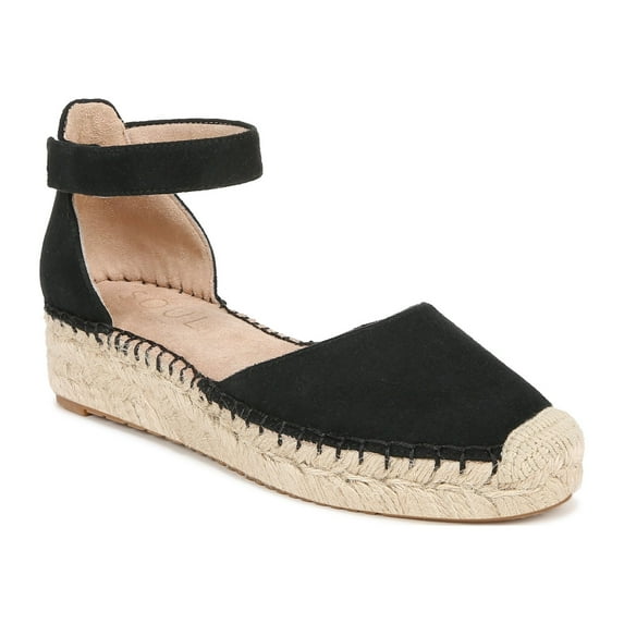 SOUL Naturalizer Womens Wren Ankle Strap Platform Espadrille Shoe - Medium & Wide Width