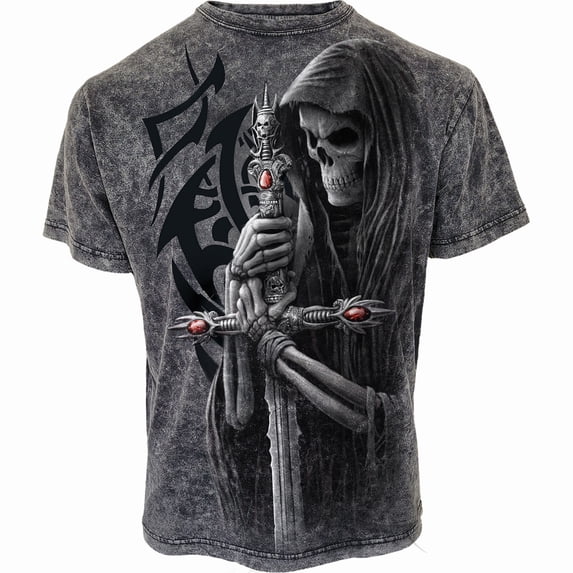 Washer Rinse Spiral - SOUL SEARCHER - Acid Wash T-Shirt - S - Walmart.com