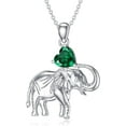 thumbnail image 1 of SOULMEET Elephant Necklace Birthstone Elephant Pendant Necklace for Women, 1 of 10