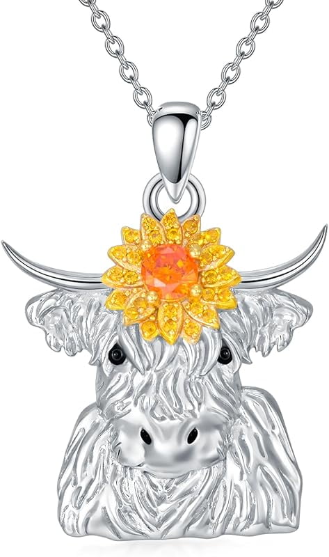 SOULMEET S925 Sterling Silver Animals Pendant 7A Cubic Zirconia Panda ...