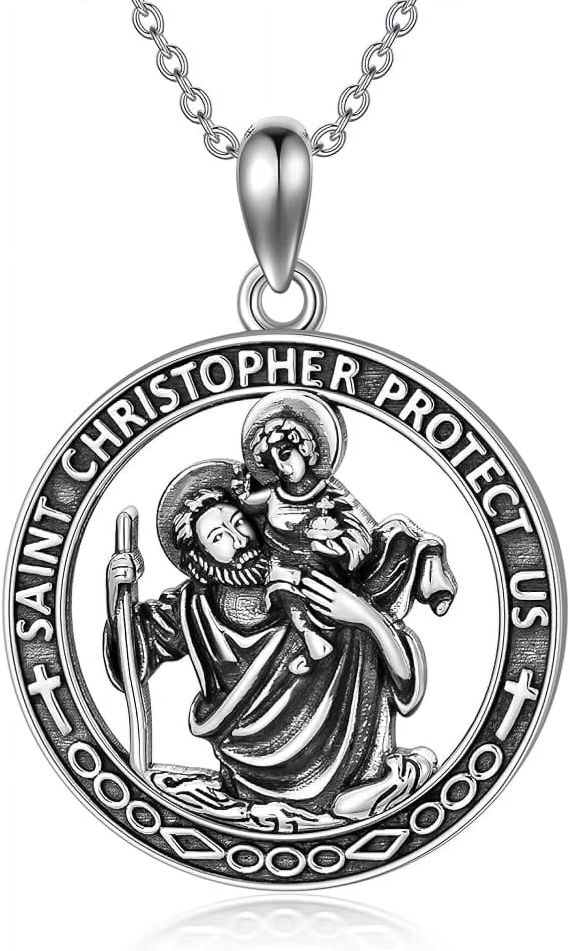 ❤️St Christopher❤️ワンピース❤️38 SOULMEET St Christopher Necklace 925 Sterling Silver The