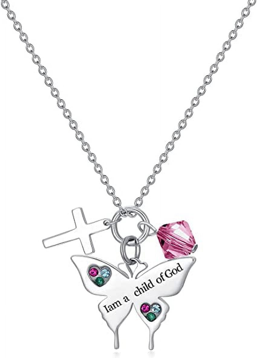 SOULMEET Valentine Day Gift Daisy Necklace 925 Sterling Silver I Am a