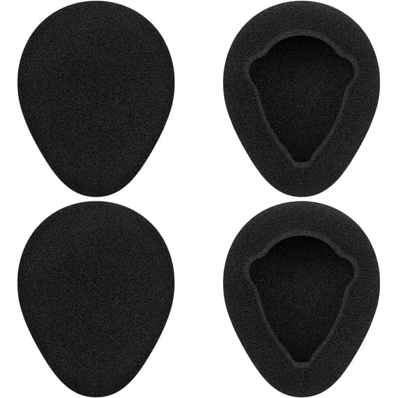 SOULWIT 2 Pairs Replacement Automobile Headphone Earpads Compatible with Infrared Wireless Headphones, Ear Pads Cushions for GM Ford Toyota Nissan Honda Entertainment DVD Player Systems (Foam)