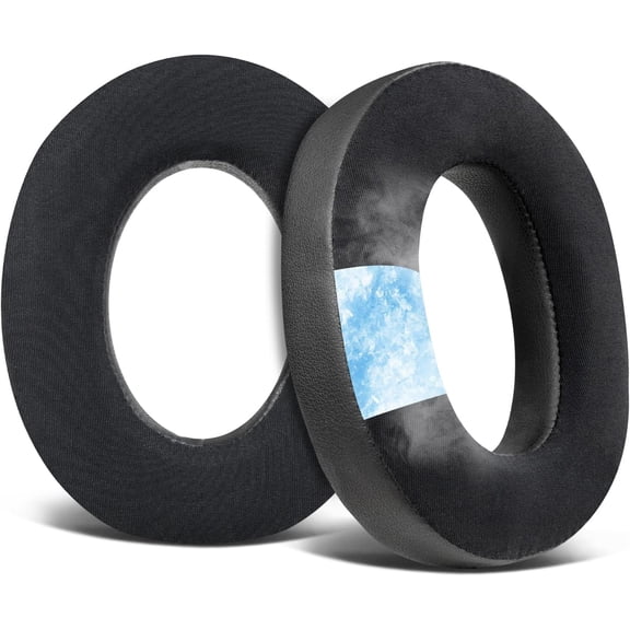 SOULWIT Cooling Gel Ear Pads Cushions Replacement for Bowers & Wilkins PX7 Over-Ear Headphones (Do Not Fit PX7 S2 and PX8), Earpads with High-Density Noise Isolation Foam - Black