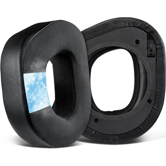 SOULWIT Cooling-Gel Earpads Cushions Replacement for Turtle Beach Stealth 700 Gen 2, 700 Gen2 MAX Wireless Gaming Headset, Ear Pads with Ice Silk Fabric, Noise Isolation Foam - Black