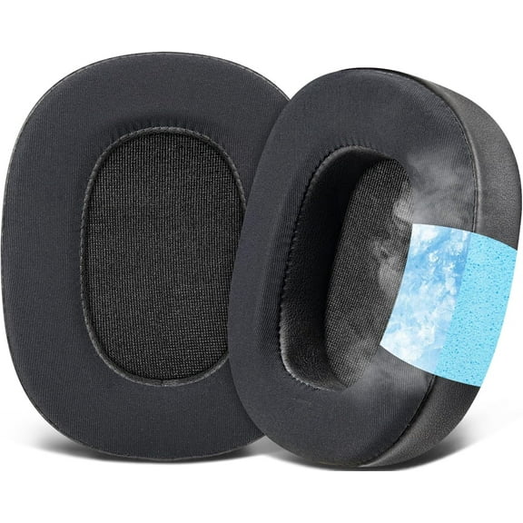 SOULWIT Cooling Gel Earpads Replacement for AKG Pro Audio K361, K361BT, K371, K371BT Headphones, Ear Pads Cushions with High-Density Noise Isolation Foam - Black