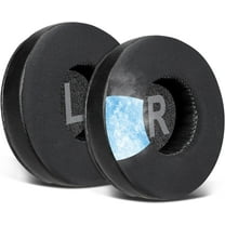 SOULWIT Cooling Gel Earpads Replacement for Skullcandy Cassette On-Ear Wireless Headphones, Ear Pads Cushions with Ice Silk Fabric, High-Density Foam - Black