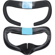 SOULWIT 2Pcs Cooling Gel Face Pad for Meta Quest 2, Replacement VR Headset Facial Interface Quick-Release Cushion Cover with Anti-Leakage Nose Guard