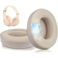 thumbnail image 1 of SOULWIT Cooling Gel Replacement Ear Pads Cushions for Beats Studio 2 & Studio 3 Wired & Wireless Headphones, Earpads with High-Density Noise Isolation Foam, Added Thickness - Satin Gold, 1 of 6