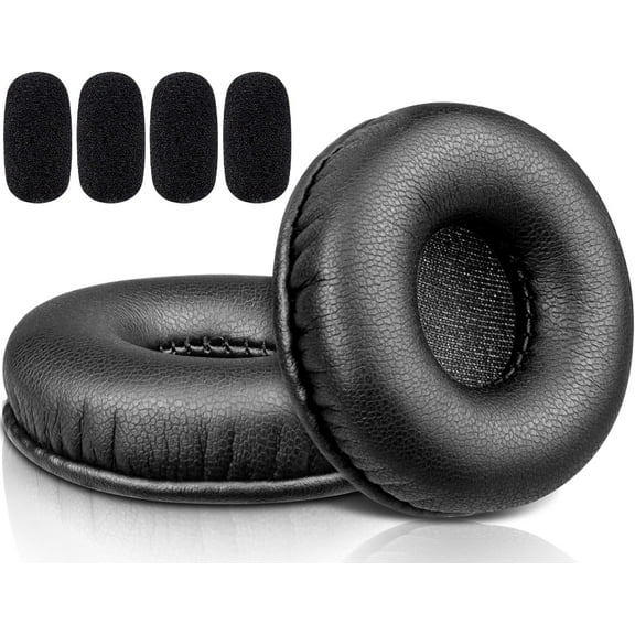 SOULWIT Earpads Replacement for BlueParrott B250-XT Plus, B250XT, B250-XTS, B250, B150 Bluetooth Headset, Ear Pads Cushions with Softer High-Density Foam - Black