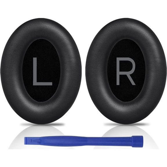 SOULWIT Earpads Replacement for Bose QuietComfort 45 (QC45)/QuietComfort SE (QC SE)/New Quiet Comfort Wireless Over-Ear Headphones, Ear Pads Cushions with Softer Protein Leather