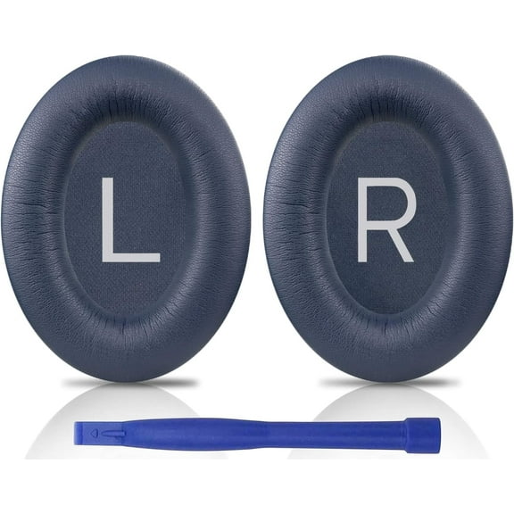Earpads Replacement for Bose QuietComfort 45 (QC45)/QuietComfort SE (QC SE)/New Quiet Comfort Wireless Over-Ear Headphones, Ear Pads Cushions with Softer Protein Leather - Blue