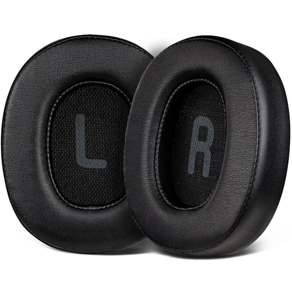 SOULWIT Earpads Replacement for JBL Tune 700(700BT)/710(710BT)/720(720BT)/750(750BT,750BTNC)/760(760NC)/770(770NC) Headphones, Ear Pads Cushions with Softer Protein Leather - Protein Leather Black