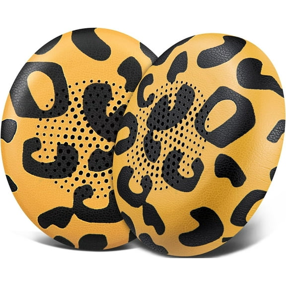 SOULWIT Earpads Replacement for Jabra Evolve2 65 (Evolve 2 65MS 65UC MS UC)/Evolve2 40 (40UC 40MS USB)/Elite 45h On-Ear Wireless Headset, Ear Pads Cushions with Softer Protein Leather - Tiger Stripes