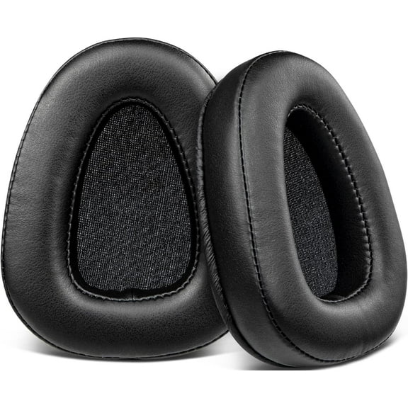 SOULWIT Earpads Replacement for Skullcandy Aviator, Aviator2 (Aviator 2.0) Headphones, Ear Pads Cushions with Softer Leather, Noise Isolation High-Density Foam - Black