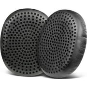 SOULWIT Earpads Replacement for Skullcandy Riff, Riff2 Wired/Wireless On-Ear Headphones, Ear Pads Cushions with Softer Leather, Noise Isolation Foam Black