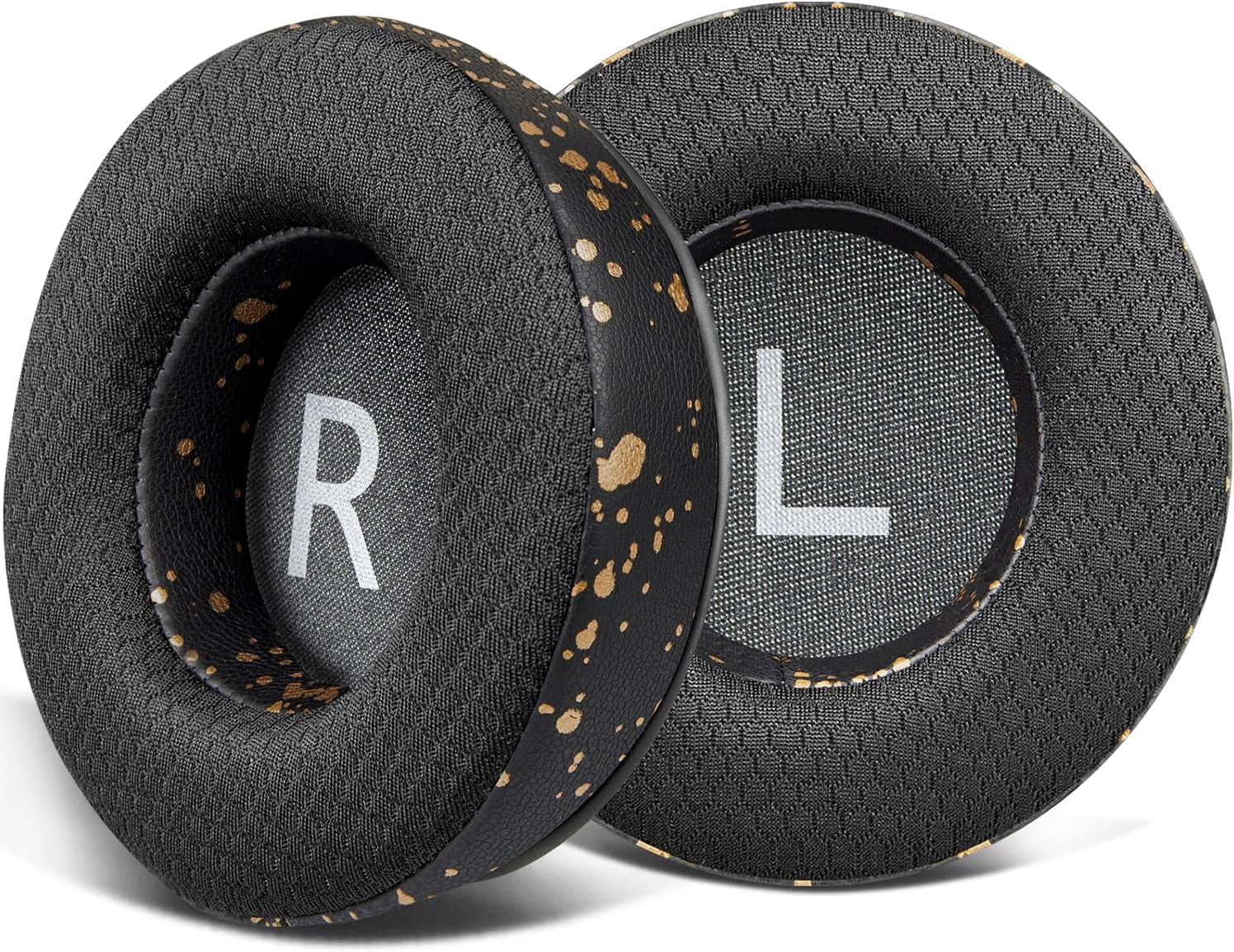 SOULWIT Replacement Earpads For MAONO AU-MH501 & AU-MH601 Headphones - Cooling Ice Silk Fabric, Noise Isolation