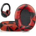 thumbnail image 1 of SOULWIT Earpads for Sony WH-XB900N/WH-CH710N/WH-CH720N/WH-RF400/MDR-RF895RK Headphones, Ear Pads Cushions with Soft Protein Leather, High Density Foam - Red Storm, 1 of 6