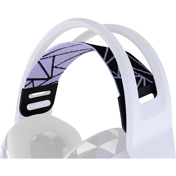 SOULWIT Flexible Fabric Replacement Headband for Logitech G733/G535/G335 Gaming Headset, Headphones Replacement Band, Headstrap Head Cushion Pad Repair Part - Pink Line