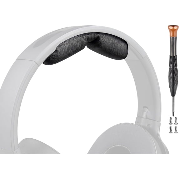 SOULWIT Headband Cover for Skullcandy Hesh 3/ANC/Evo Headphones, Replacement Headstrap Pad Repair Part - Black