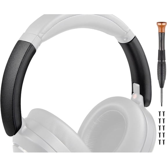 SOULWIT Headband Side Cover Slider Outer & Inner for Sony WH-XB910, XB910N Extra Bass Noise Cancelling Headphones(Do Not Fit WH-XB900N), Replacement Head Band Repair Part Accessories Kit - Black