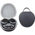thumbnail image 1 of SOULWIT Headphones Smart Case with Sleep Mode for AirPods Max (USB-C/Lightning), Magnetic EVA Carrying Bag, Portable and Waterproof - Space Gray, 1 of 7