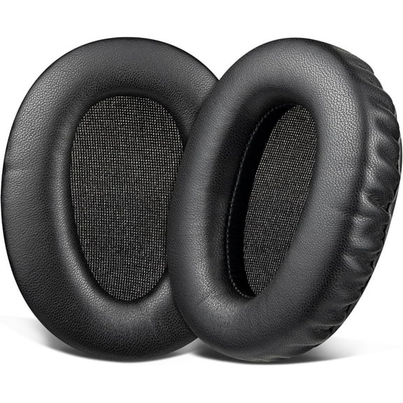 SOULWIT Lambskin Replacement Ear Pads for Sony WH-CH700N/MDR-ZX780/MDR-ZX770/MDR-10R Over-Ear Headphones, Earpads Cushion with High Density Foam - Black