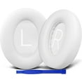 thumbnail image 1 of SOULWIT Lambskin Replacement Earpads for Bose 700 (NC700) Wireless Headphones, Ear Pads Cushions with Softer Leather, High-Density Noise Cancelling Foam, Added Thickness - Lambskin White, 1 of 5