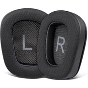 SOULWIT Mesh Fabric Ear Pads Cushions Replacement for Logitech G35 G930 G933 G935 G633 G635 G533 G430 G431 G432 G433 Gaming Headset, Earpads for G332 G230 G231 G233 Headphones - Black
