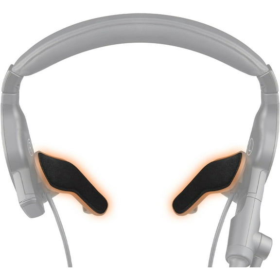 SOULWIT Nano Cloth ProFlight Side Cushions for Bose ProFlight Series 1/2 Aviation Headset, Replacement Head Pads Cover with High Density Foam, Durable - Black