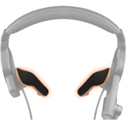 SOULWIT Nano Cloth ProFlight Side Cushions for Bose ProFlight Series 1/2 Aviation Headset, Replacement Head Pads Cover with High Density Foam, Durable - Black
