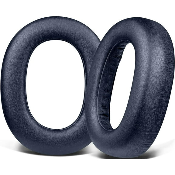SOULWIT Professional Replacement Ear Pads Cushions for Jabra Elite 85h Wireless Over-Ear Headphones, Earpads with Soft Protein Leather, Noise Isolation Foam - Navy Blue