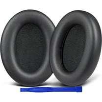 SOULWIT Professional Replacement Ear Pads for Edifier WH700NB, WH700NB Pro Wireless ANC Over-Ear Headphones, Earpads Cushions with Soft Protein Leather, High-Density Noise Isolation Foam - Black