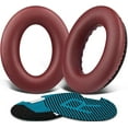 thumbnail image 1 of SOULWIT Protein Leather Earpads Cushions for Bose Headphones, Replacement Ear Pads for Bose QuietComfort 15 QC15 QC25 QC2 QC35/Ae2 Ae2i Ae2w/SoundTrue & SoundLink Around-Ear Series - Burgundy&Black, 1 of 6