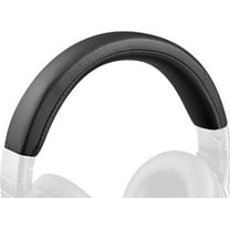 SOULWIT Protein Leather Headband Cover for Sony MDR-1RNC/MDR-1RBT Headphones, Replacement Head Band Headstrap Pad Repair Part - Black