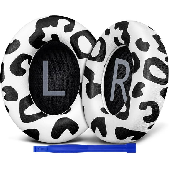 SOULWIT Protein Leather Replacement Earpads for Bose 700 (NC700) Wireless Headphones, Ear Pads Cushions with Softer Protein Leather, High-Density Noise Cancelling Foam, Added Thickness - Snow Leopard