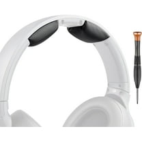 SOULWIT Protein Leather Replacement Headband Pad Kit for Sony WH-RF400/MDR-RF895RK/MDR-RF995RK Headphones, Headset Head Band Top Cushion Cover Repair Part, Easy DIY Installation - Black