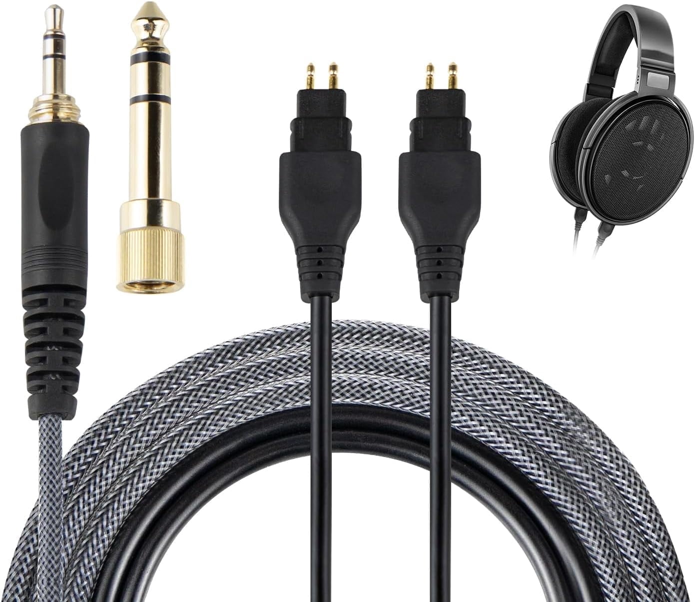 Hd660s Hd565 OKCSC Headphone Adater Dual Female To SENNHEISER